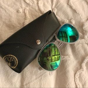 Ray Ban Sunglasses - Aqua Green Mirror